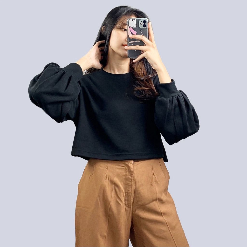 GFS SAHIRA OVERSIZE BABYTERRY BLOUSE