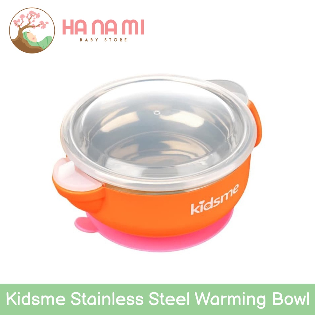 Kidsme Stainless Steel Warming Suction Bowl