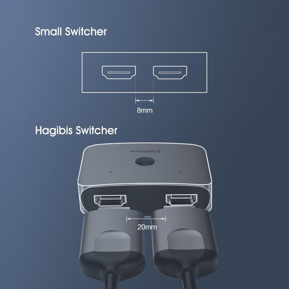 XIAOMI HAGIBIS HD0201 - HDMI Switch Bi-direction Splitter Adapter