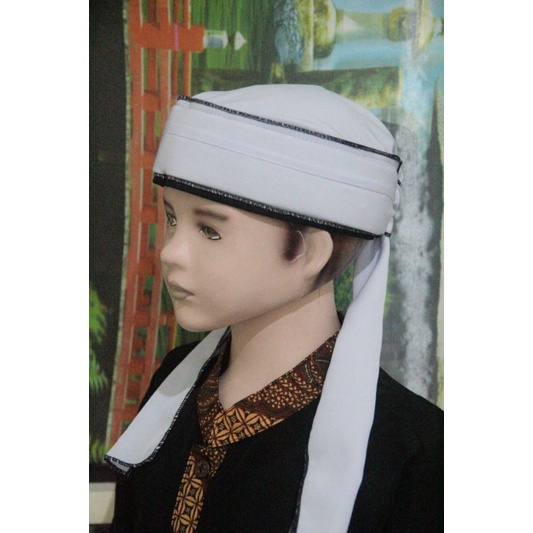 peci blangkon kopiah imamah dewasa dan anak putih hijau hitam(GS 012)
