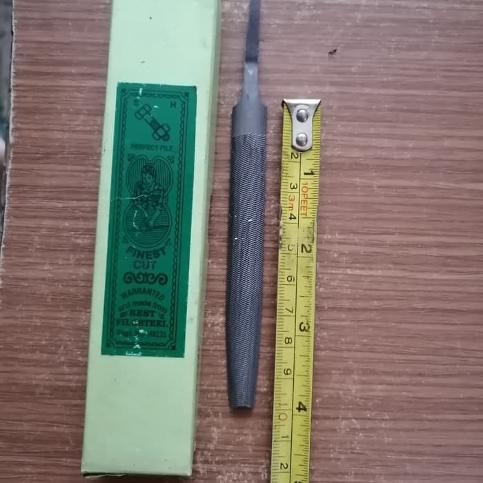 kikir setengah bulat 4 inch kualitas bagus COD bisa