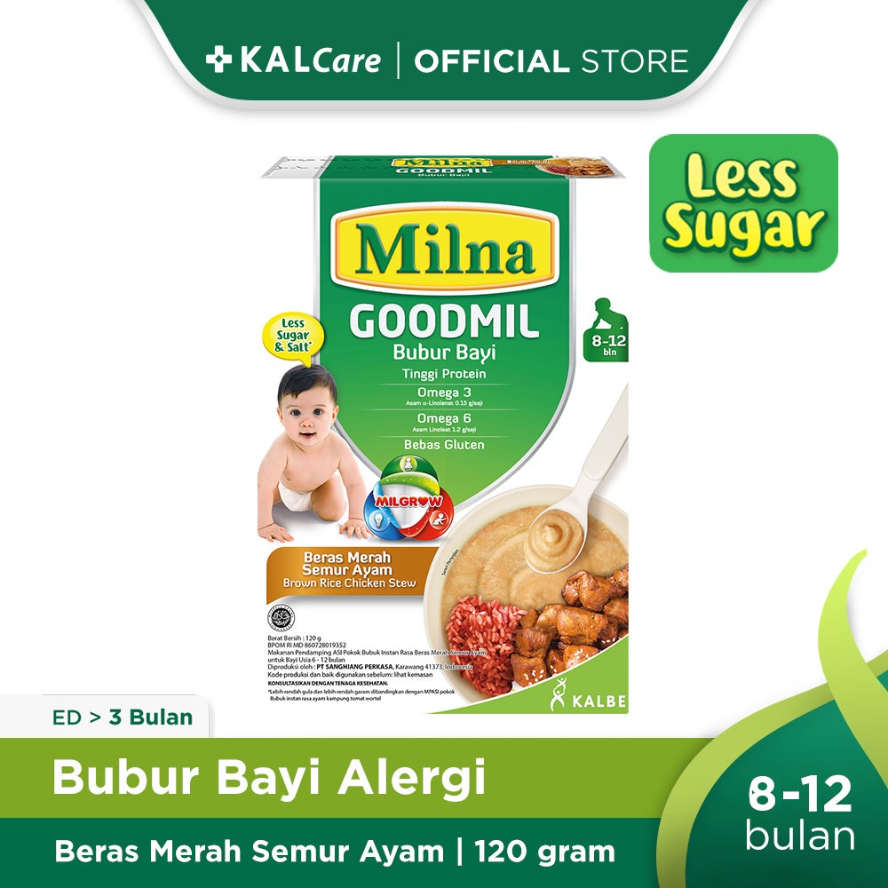 

Goodmil Bubur Khusus Beras Merah Semur Ayam 120gr