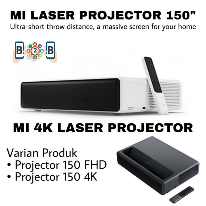 MIJIA PROJECTOR 4K FHD - Mi Laser Projector 150&quot; Full HD