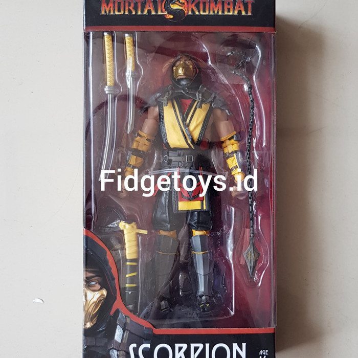 MAINAN ACTION FIGURE MAF1109 MCFARLANE TOYS MORTAL KOMBAT SCORPION - HOT 2019