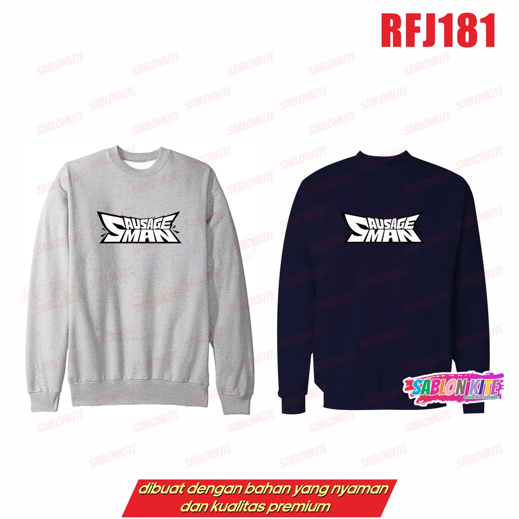 MURAH!!! SWEATER DISTRO KEREN SAUSAGE MAN SOSIS MAN RFJ181