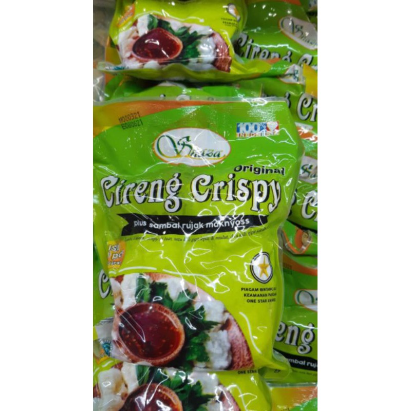 

Cireng crispy 300gr plus sambal rujak maknyuss enak nyam nyam nyam