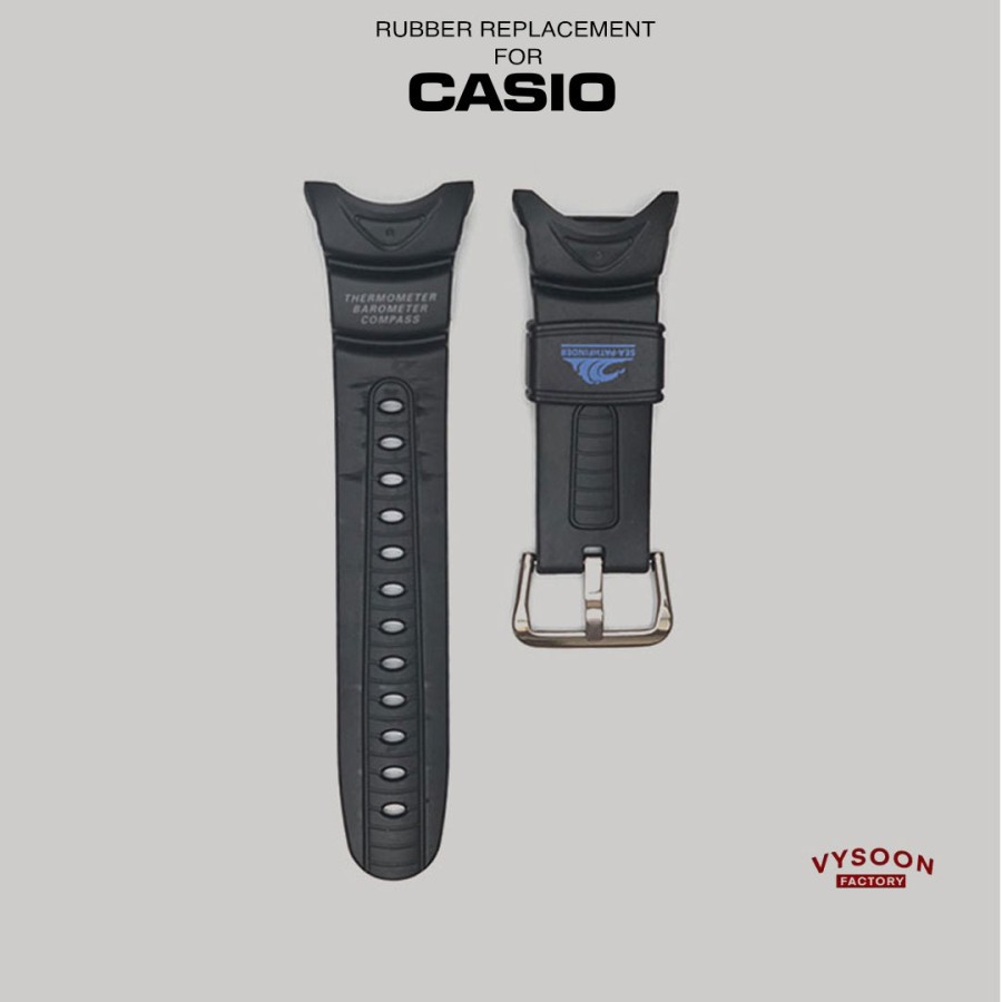 Strap Tali Karet Rubber Casio Original Pengganti SPF-40 SPF40 SPF 40