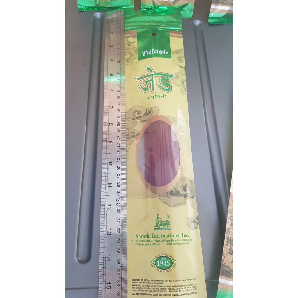 Dupa Green Tea Jade Pounch Isi 50 Batang  Hio By India Tulasi