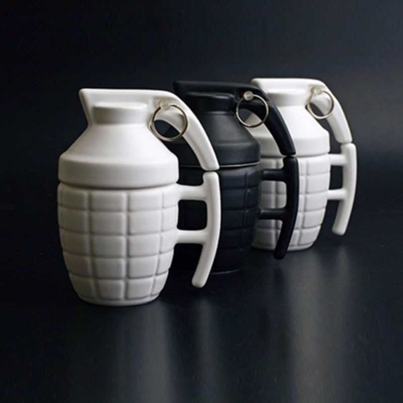(100% BARANG ORI) YOMDID Gelas Mug Model Granat Tangan 280ml - HH-8603