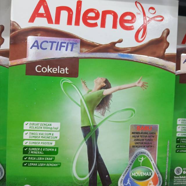 

ANLENE Actifit untuk konsumen berusia 19-50 tahun susu tinggi kalsium
