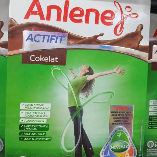 ANLENE Actifit untuk konsumen berusia 19-50 tahun susu tinggi kalsium