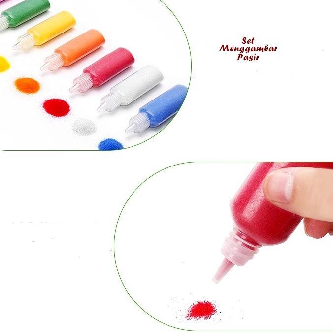 

Promo - Set Menggambar Pasir Isi 18 warna pasir + 30 gambar sand painting
