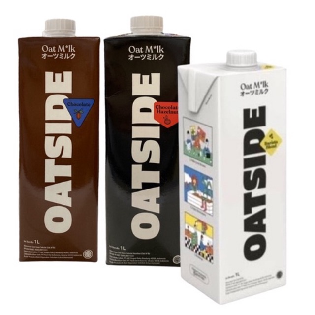 

Oatside Barista Blend, chocolat hazelnut 1L / Susu Oat KHUSUS Sameday / Instant