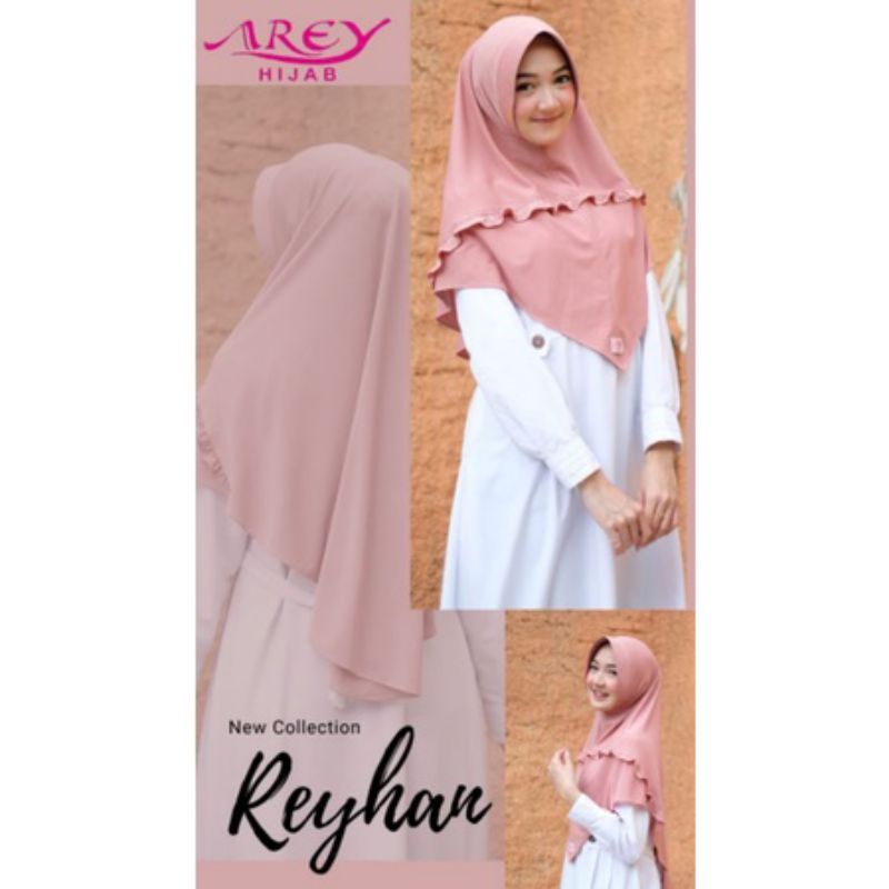 (ORIGINAL AREY 054) REYHAN ORI AREY HIJAB ♡ JILBAB INSTAN MURAH