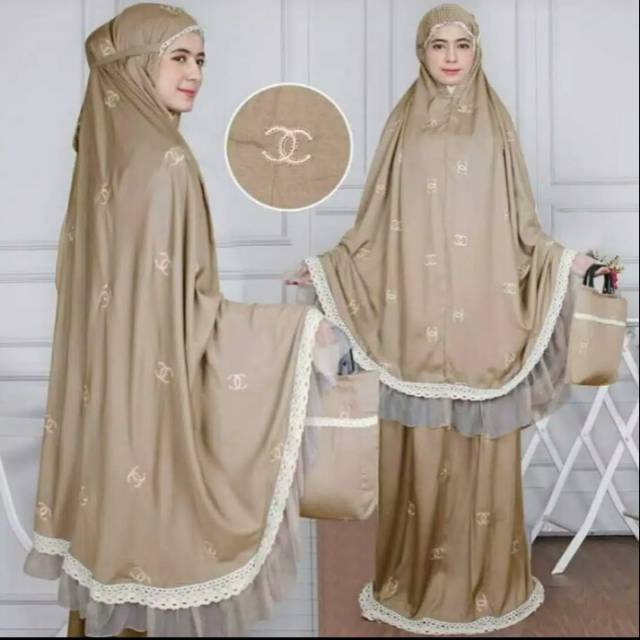 MUKENA BORDIR CHANNEL RAYON ADEM