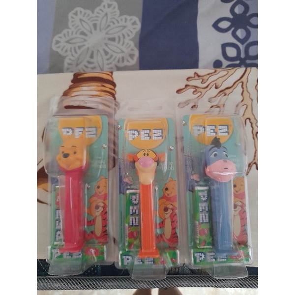 

set 3 candy pooh eeyore tigger dispenser