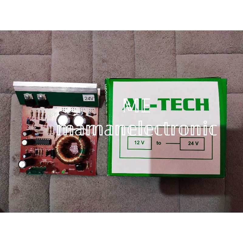 Kit Inverter Step Up DC To DC 12V To 24V 7A Modul Konverter 4TR Al-Tech