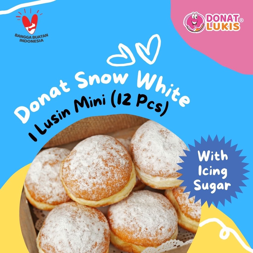 

Donat Lukis Snow White 1 Lusin ( ISI 12 )