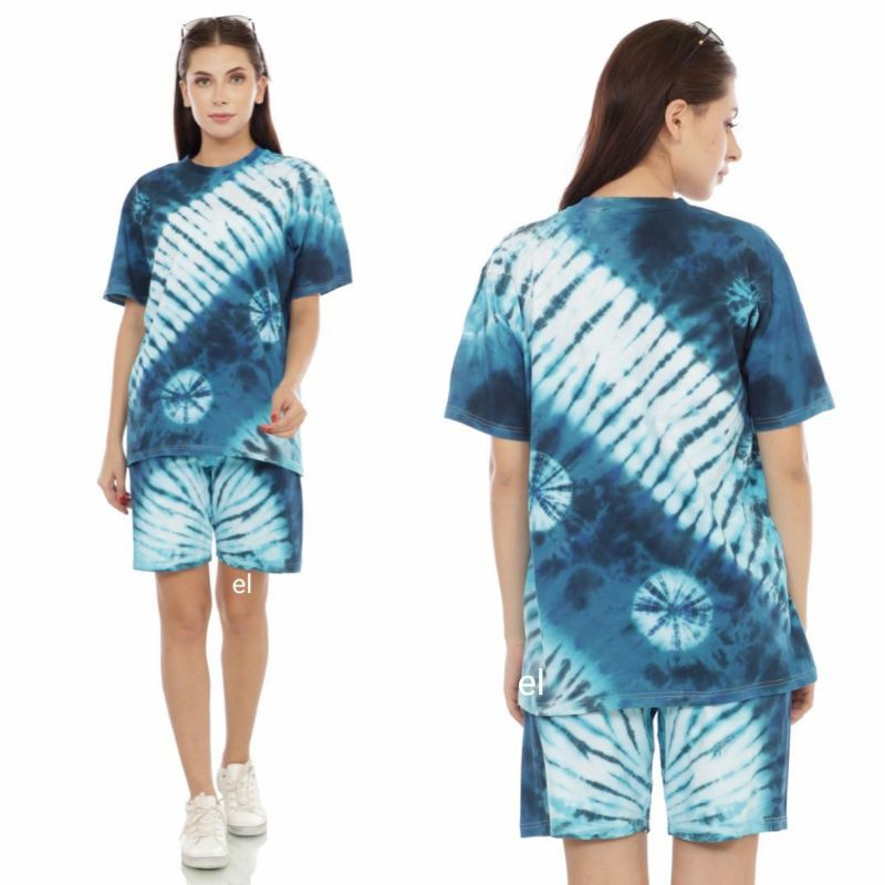 Kaos Tye Die / One Set Tye Dye / Baju Fashion Terbaru New Gentlegirls Galaxsi T-Shirt Tiedye KANZA