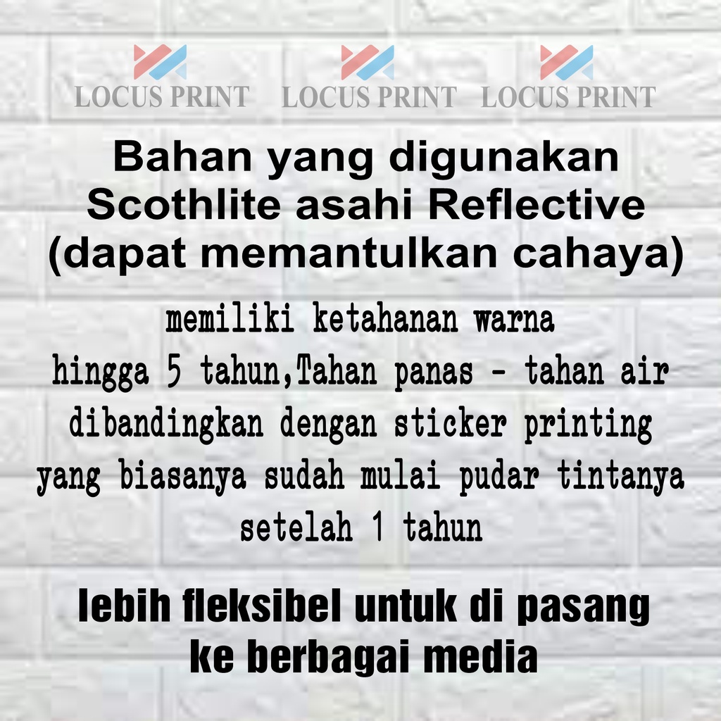 CUTTING STICKER STIKER BYANKEROK JALANAN / RX-KING / BAHAN PREMIUM / 2 TAK-6