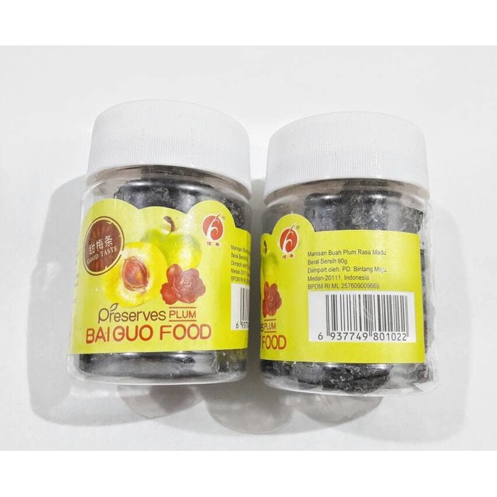 

BaiGuo Food Preserved Plum Rasa Original Madu / Bai Guo Food 85 gram