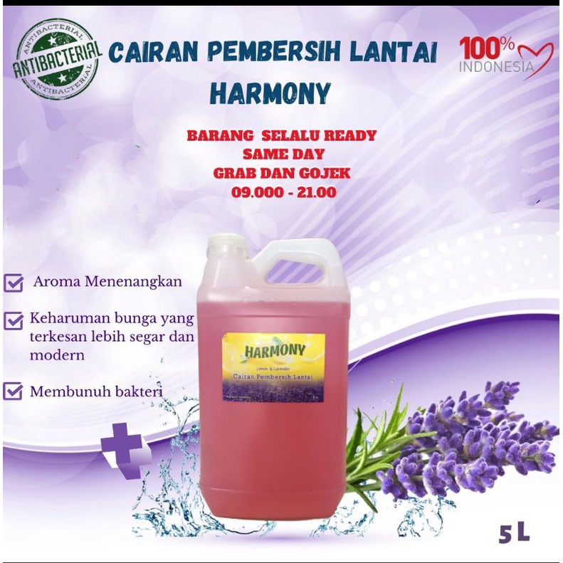 Cairan Pembersih Lantai Harmony 5 Liter