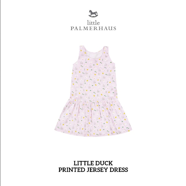 PNB240 LITTLE PALMERHAUS PRINTED JERSEY DRESS