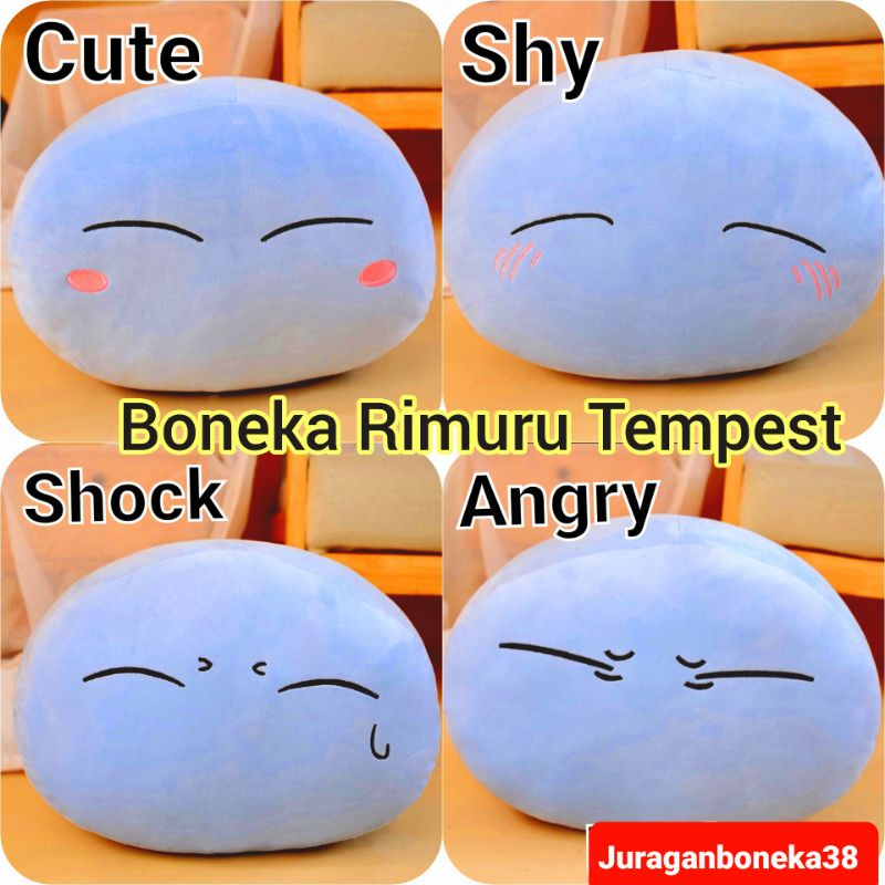 Bantal Rimuru Tempest smile 30cm bahan halus dan lembut