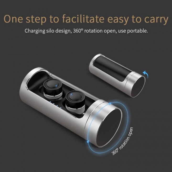AKN88- OVEVO Q62 Headset Bluetooth TWS Mini Stereo Bass