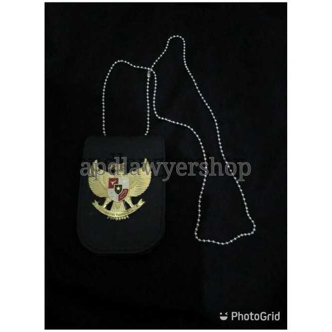 

NAME TAG ID CARD DOMPET KALUNG LENCANA KTA BURUNG GARUDA RI KULIT