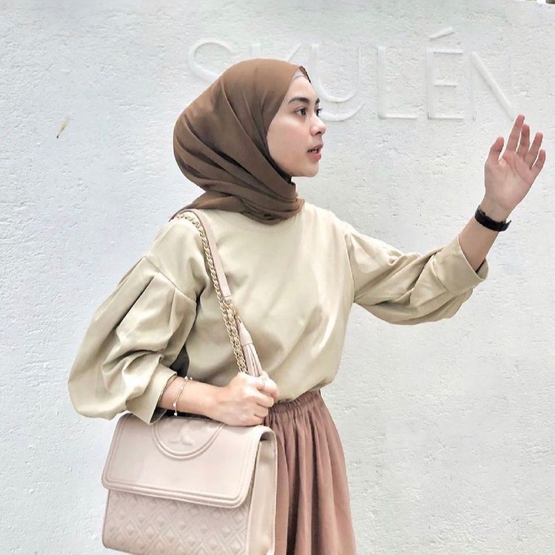AUTUM BLOUSE - SUVINA SERIES by Yellowfacy-Beige - Suvina