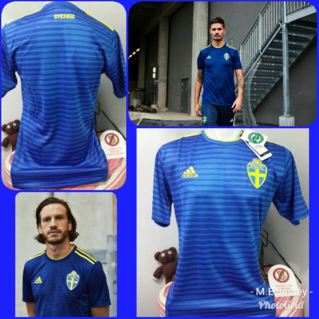 JERSEY SWEDIA AWAY PIALA DUNIA 2018 GRADE ORI