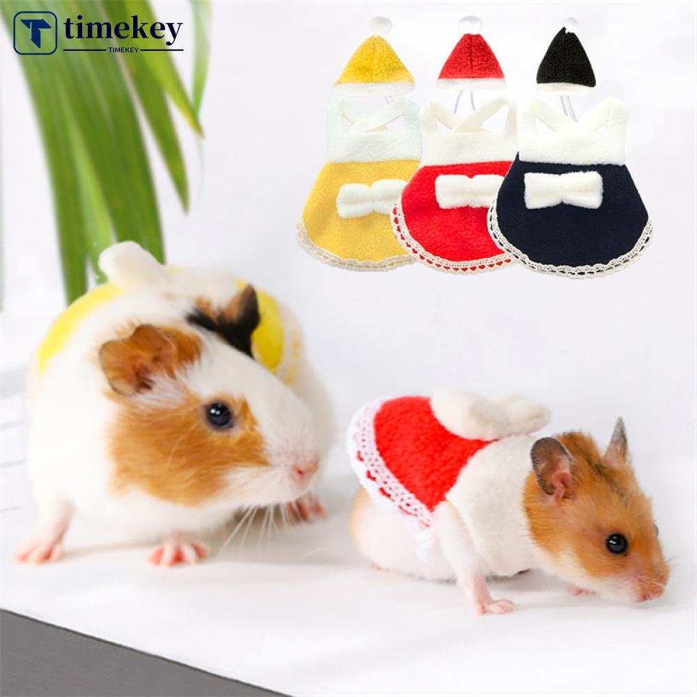 Timekey Rompi Harness Aksen Pita Untuk Hamster / Tikus / Tupai I6Q7