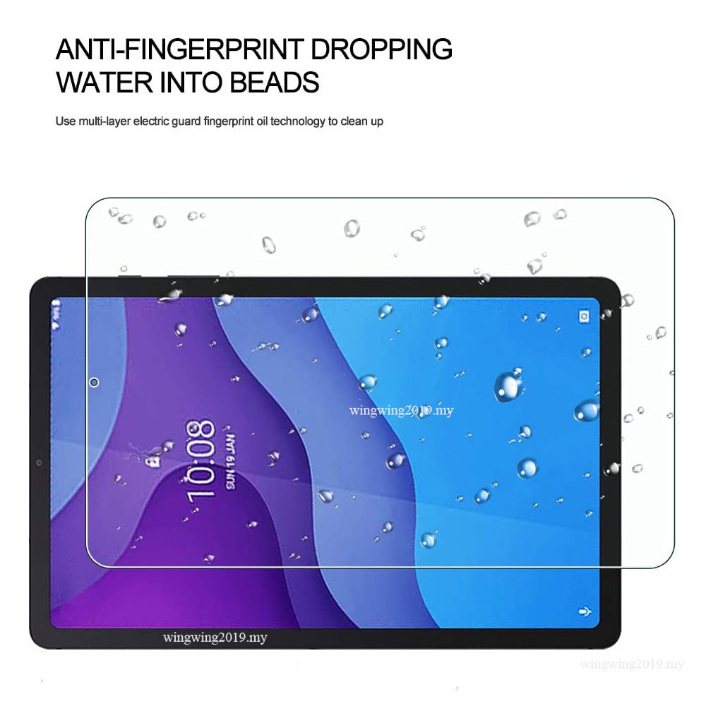 (2 Pak) Pelindung Layar Tempered Glass Untuk Lenovo Tab M10 HD (2nd Gen) 10.1 2020 TB-X306F TB-X306X