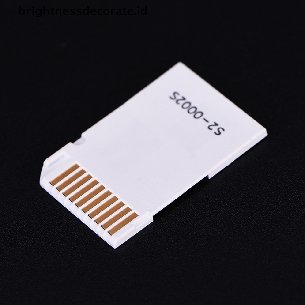 Adapter Card Reader Micro SDHC TF Ke Memory Stick MS Pro Duo 2 Slot Untuk PSP