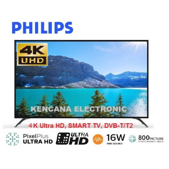 PHILIPS-43PUT6002S 4K ULTRA HD- LED SMART TV -DIGITAL TV DVB-T T2 -43 Inch- Free Ongkir  JABODETABEK