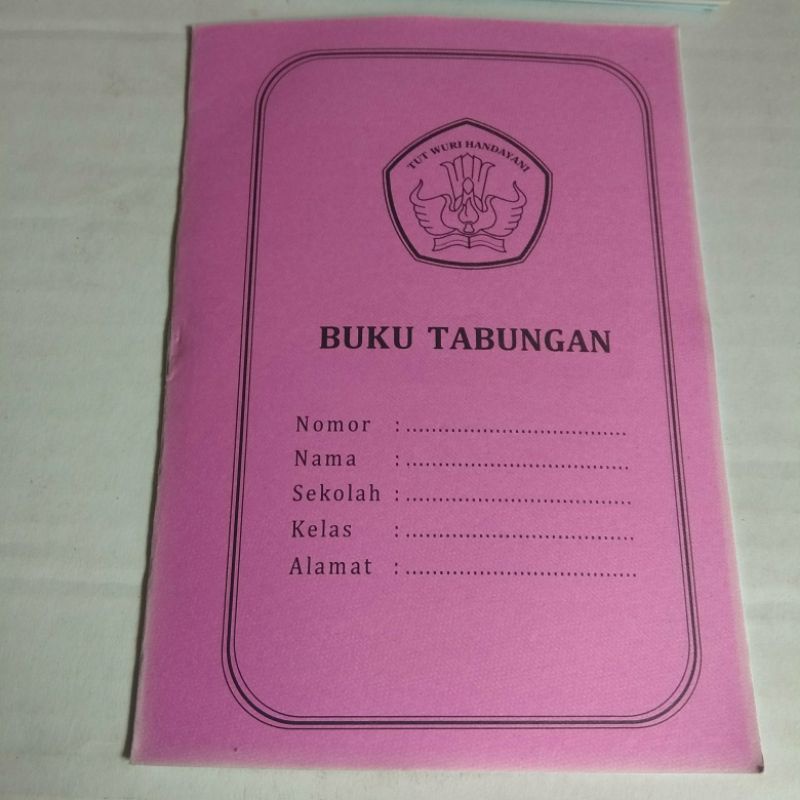 

buku tabungan warna pink