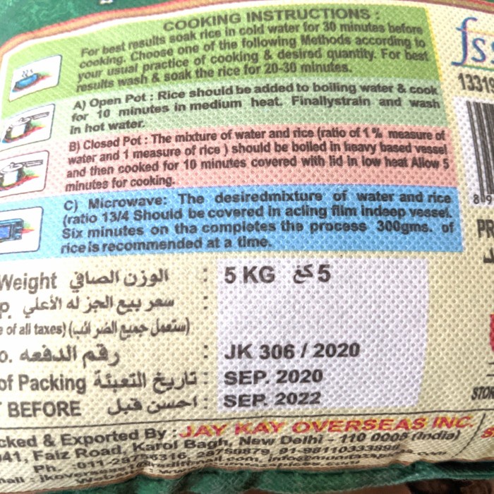 

gr011ttr Beras Basmati Mumtaz 5 Kg Mumtaz Basmati Rice Sv012Ss