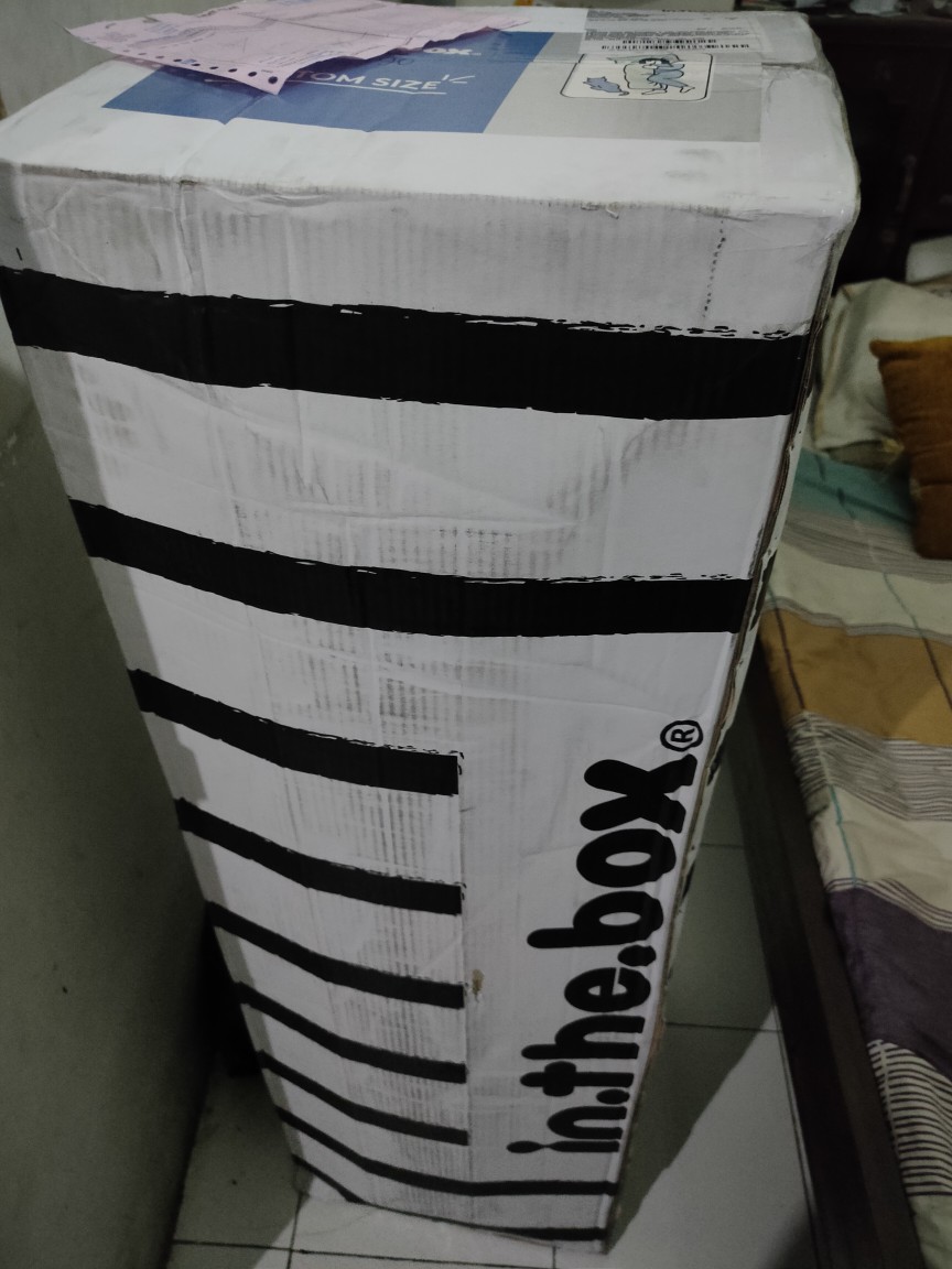 Spring Bed Kasur In The Box Inthebox 120x190 (custom Size)