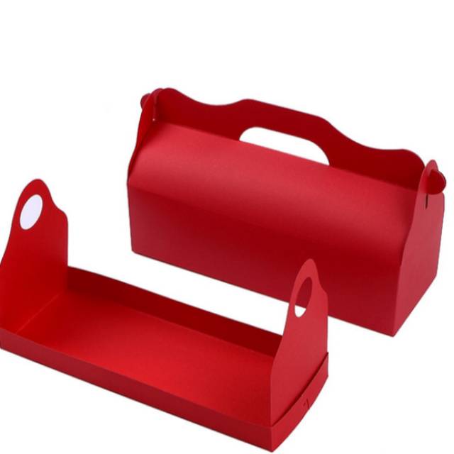 2pcs-Kotak kue bolu gulung box roll cake kotak kue surabaya