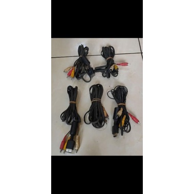 kabel AV 3 warna ps1 ps2 ps3 (bekas)