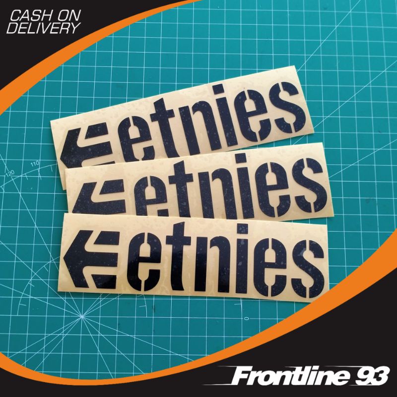 Sticker Cutting ETNIES - stiker Etnies - stiker racing - stiker motor mobil helm dll