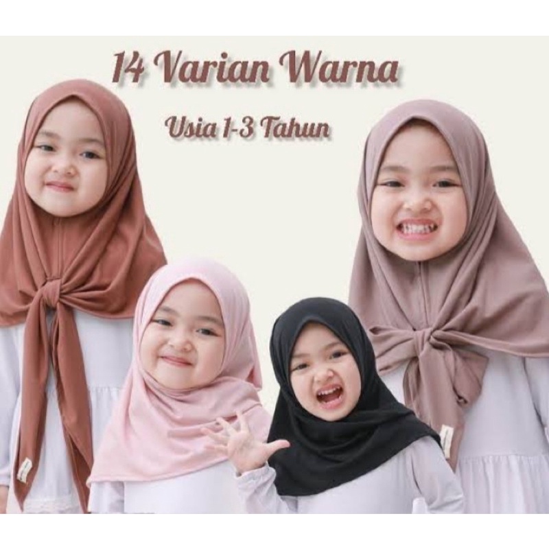 JILBAB INSTAN ANAK SEGITIGA