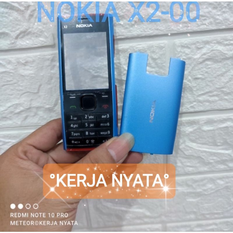 Casing NOKIA X2 nokia X2-00 Nokia jadul Casing Depan Belakang dan Keypad