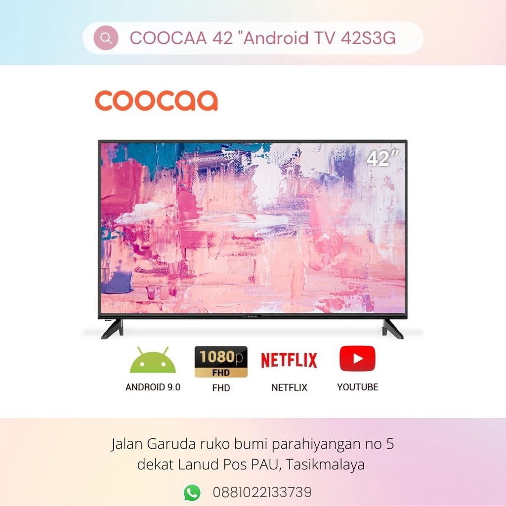 COOCAA LED TV 42" Android TV 42S3G