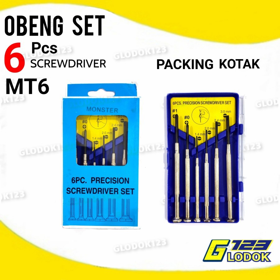 Obeng Jam 6 Pcs Obeng Set