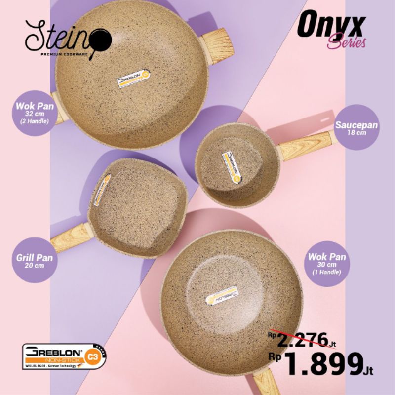 Stein Paket Onyx Stein Premium Cookware