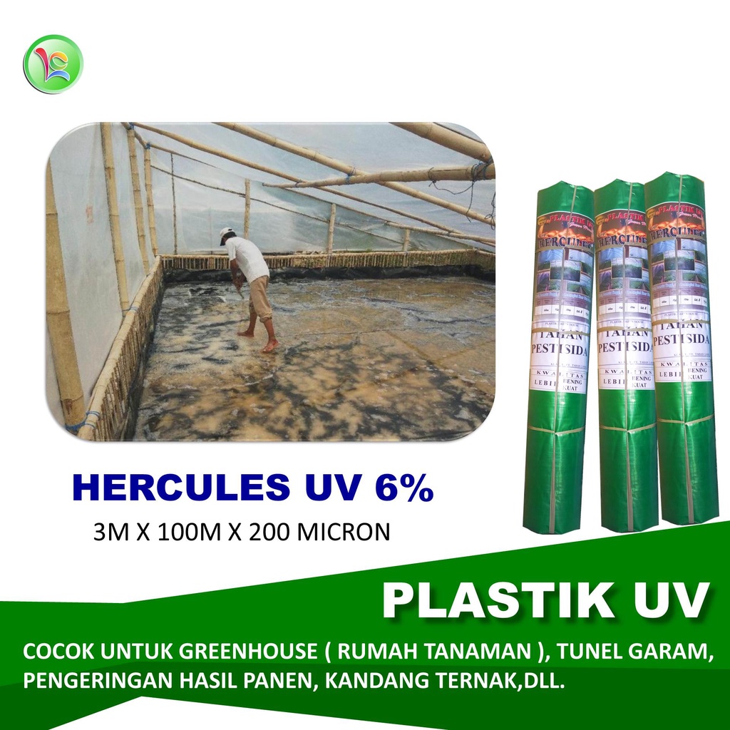 PLASTIK UV 6% TEBAL 200MICRON HERCULES