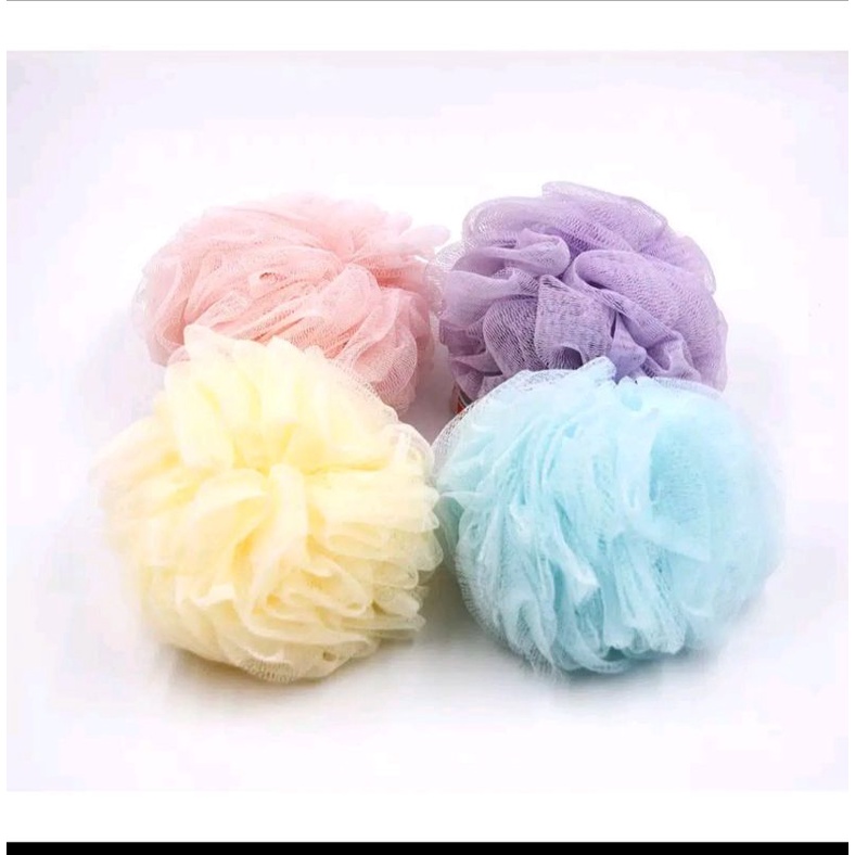 spons mandi rainbow/spons mandi lembut/spons mandi import