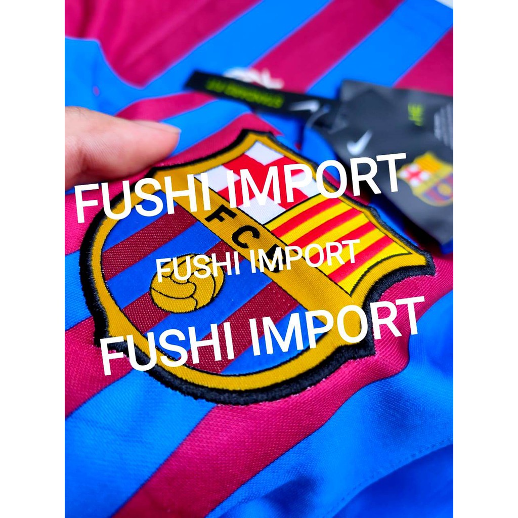 HQ JERSEY BOLA BARCA HOME FULL PATCH LALIGA 2021-2022 GO HIGH QUALITY